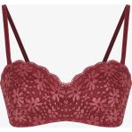 Penti Bordo Lotus Straplez Lace Dantel Balenli Sütyen - 85D