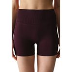 Penti Bordo Seamless Dikişsiz Yüksek Bel Push Up Kısa Tayt