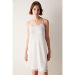 Penti Bridal Dantel Lacy Beyaz Gecelik - XS