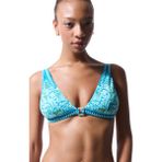 Penti Çiçek Desenli Tropic Leaf V Model Bikini Üstü - Renkli - 34