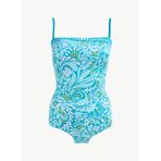 Penti Çiçekli Tropic Leaf Straplez Mayo, 34, PLVW248K25IY-MIX, Çok Renkli, Kadın