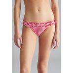 Penti Çizgili Helen Super Bikini Altı - Kırmızı - 40