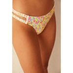 Penti Çok Renkli Çiçek Desenli Yanları Boşluk Detaylı Soleil Bikini Altı - 34