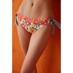 Penti Çok Renkli Nice Çiçek Desenli Yandan Bağlama Detaylı Bikini Altı - 34
