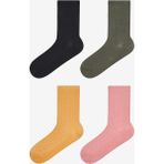 Penti Earth Colory 4lü Yeşil Pembe Soket Çorap - Renkli - Standart