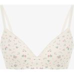 Penti Ekru Comfy Cosy Printed Pointel Pamuklu Balensiz Sütyen - 85B - Beyaz