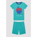 Penti Erkek Çocuk Apples Çok Renkli 2li Pijama Takımı - 9 - 10 Yaş