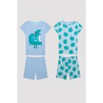 Penti Erkek Çocuk Green Apple Çok Renkli 2li Pijama Takımı - 4 - 5 Yaş