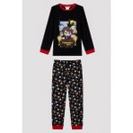 Penti Erkek Çocuk Harry Potter Baskılı Siyah Pijama Takımı - 4 - 5 Yaş