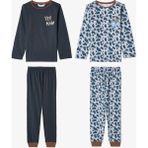 Penti Erkek Çocuk İnek Desenli Uzun Kollu Pamuklu 2'li Pijama Takımı - Renkli - 6 - 7 Yaş