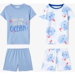 Penti Erkek Çocuk Pufferfish Pamuklu 2li Pijama Takımı - Renkli - 5 - 6 Yaş