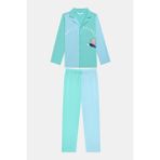 Penti Erkek Çocuk Water Sport Kırık Beyaz Gömlek Pijama Takımı - 3 - 4 Yaş