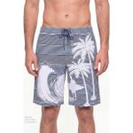 Penti Erkek Lacivert Surf Revival Çizgili Deniz Şortu - 2XL