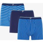 Penti Erkek Renkli Blue Check Çoklu Boxer - Çok Renkli - S