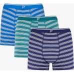 Penti Erkek Renkli Blue Çizgili Çoklu Boxer - Çok Renkli - M
