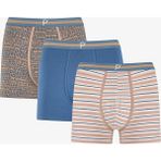 Penti Erkek Renkli City Grid Çoklu Boxer - Çok Renkli