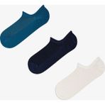 Penti Erkek Renkli Low Key Pack 3'lü Sneaker Çorabı - 43 - 46 - Çok Renkli
