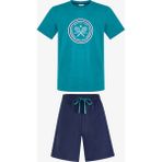 Penti Erkek Renkli Serve Style Pijama Takımı - Çok Renkli