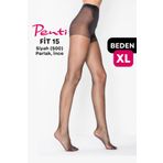 Penti Fit 15 Den 500 4 Numara Siyah X Large Parlak İnce Külotlu Çorap