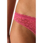 Penti Fuşya Easy Lace Dantel V Model Brazilian Külot