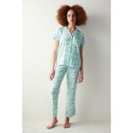 Penti Ice Cream Mint Yeşili Gömlek Pantolon Pijama Takımı - S