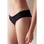 Penti #İzbırakmaz Invisible Laser Cut Lacy Cheeky Dantel Siyah Hipster Külot - XL