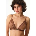 Penti Kahverengi Micro Lace Üçgen Sütyen - 80A