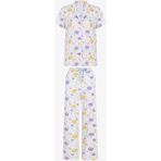 Penti Kırık Beyaz Blossom Gömlek Pantolon Pijama Takımı - XL