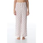 Penti Kırık Beyaz Red Hearts Pamuklu Pantolon Pijama Altı - XS