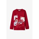 Penti Kırmızı Kız Çocuk Table Unicorn Desenli Uzun Kollu Pijama Takımı Pn5o9lv625sk-rd42 Rd42