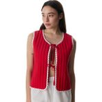 Penti Kırmızı Magnifique Pamuklu Yelek Pijama Üstü