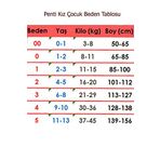 Penti Kız Çocuk Ayda Külotlu Çorap - 10 Beyaz - 5 11-13Yş