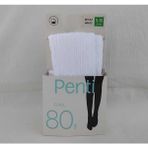 Penti Kız Çocuk Desenli Külotlu Çorap - Okul Kilotlu Çorap ( Care For Energy ) - Beyaz - 9 - 10 Yaş
