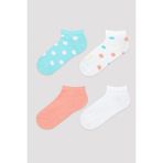 Penti Kız Çocuk Dotty 4lü Çoklu Patik - 23 - 26 - Beyaz