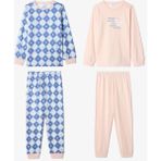 Penti Kız Çocuk Handkerchief 2'li Uzun Kollu Pamuklu Pijama Takımı Fırfırlı Kol Desenli Rahat Set