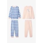Penti Kız Çocuk Handkerchief 2'li Uzun Kollu Pamuklu Pijama Takımı