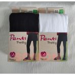 Penti Kız Çocuk Pamuk Külotlu Çorap ( Pretty Pamuklu Külotlu Çorap ) 2'li - Siyah - Beyaz - 9 - 10 Yaş