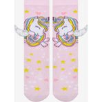 Penti Kız Çocuk Wings Unicorn Pantolon Çorabı - Pembe - 35 - 37