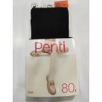 Penti Knit Kadın Desenli 80 Denye Külotlu Çorap - Siyah
