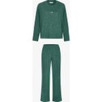 Penti Koyu Yeşil Rain Soft Termal Etkili Pantolon Pijama Takımı - Çok Renkli