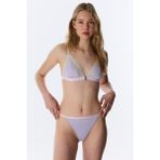 Penti Lila Micro Lace Dantel Üçgen Sütyen - 75C