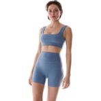 Penti LYCRA Mavi Cream Hafif Destek Kare Yaka Çıkarılabilir Pedli Spor Sütyeni - Çok Renkli