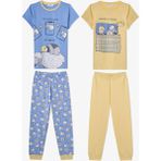 Penti Mavi Erkek Çocuk Sheepy Pamuklu 2'li Pijama Takımı - 4 - 5 Yaş