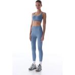 Penti Mavi Stretch360 Orta Destek Çapraz Sırt Detaylı Kaydırmaz Askılı Cross Back Spor Sütyeni - 85B