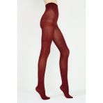 Penti Natural Koton Külotlu Çorap Bordo - 2