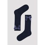 Penti Navy Ribbon Lacivert Kız Çocuk Pantolon Çorabı