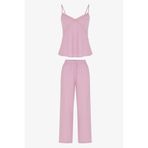 Penti Pamuklu Pembe Petal Pantolon Pijama Takımı