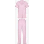 Penti Pembe Alia Pink Düğmeli Gömlek Pantolon Pijama Takımı - S