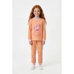 Penti Pembe Kız Çocuk Relaxalotl Uzun Kollu Pamuklu 2'li Pijama Takımı