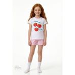 Penti Pembe Kız Çocuk Tomato Pamuklu 2'li Pijama Takımı